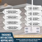Thickened Anti-Bacterial Mopping Wipes – Disposable Floor Cleaning Pads