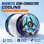 Magnetic Semiconductor Phone Cooler with Smart Display