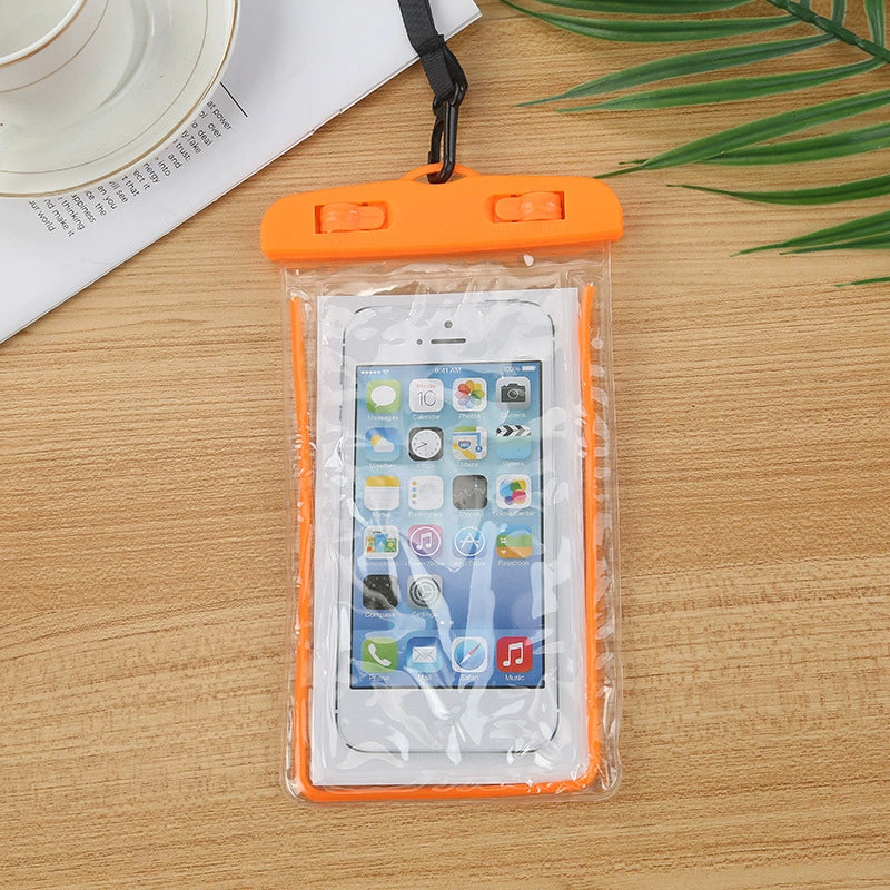 Glow Waterproof Phone Pouch with Neck Strap