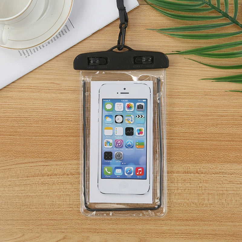 Glow Waterproof Phone Pouch with Neck Strap