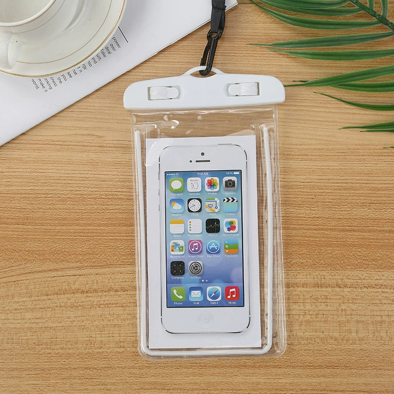 Glow Waterproof Phone Pouch with Neck Strap