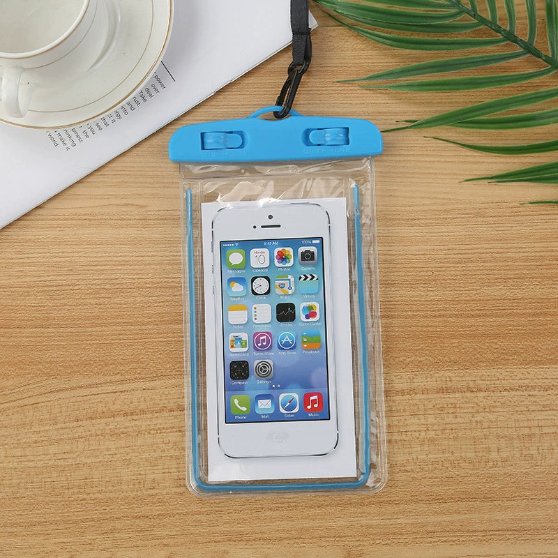 Glow Waterproof Phone Pouch with Neck Strap