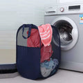 Foldable Large Capacity Laundry Basket – Lightweight Mesh Storage Hamper