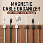 Magnetic Cable Organizer Clip for Desk & Car