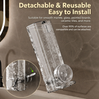 No-Drill Wall Soap Dispenser for Bathroom & Kitchen