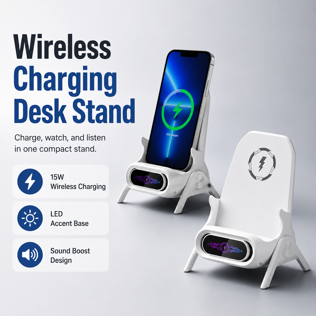 Magnetic Wireless Charging Chair Stand