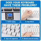 12-Piece Keyboard Cleaning Kit with Cleaning Gel