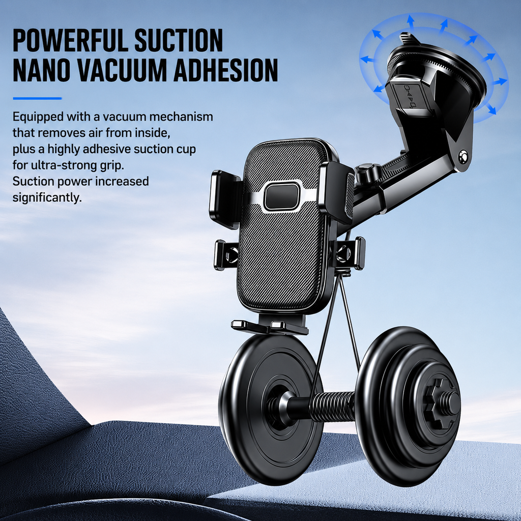 Universal Suction Cup Car Phone Mount