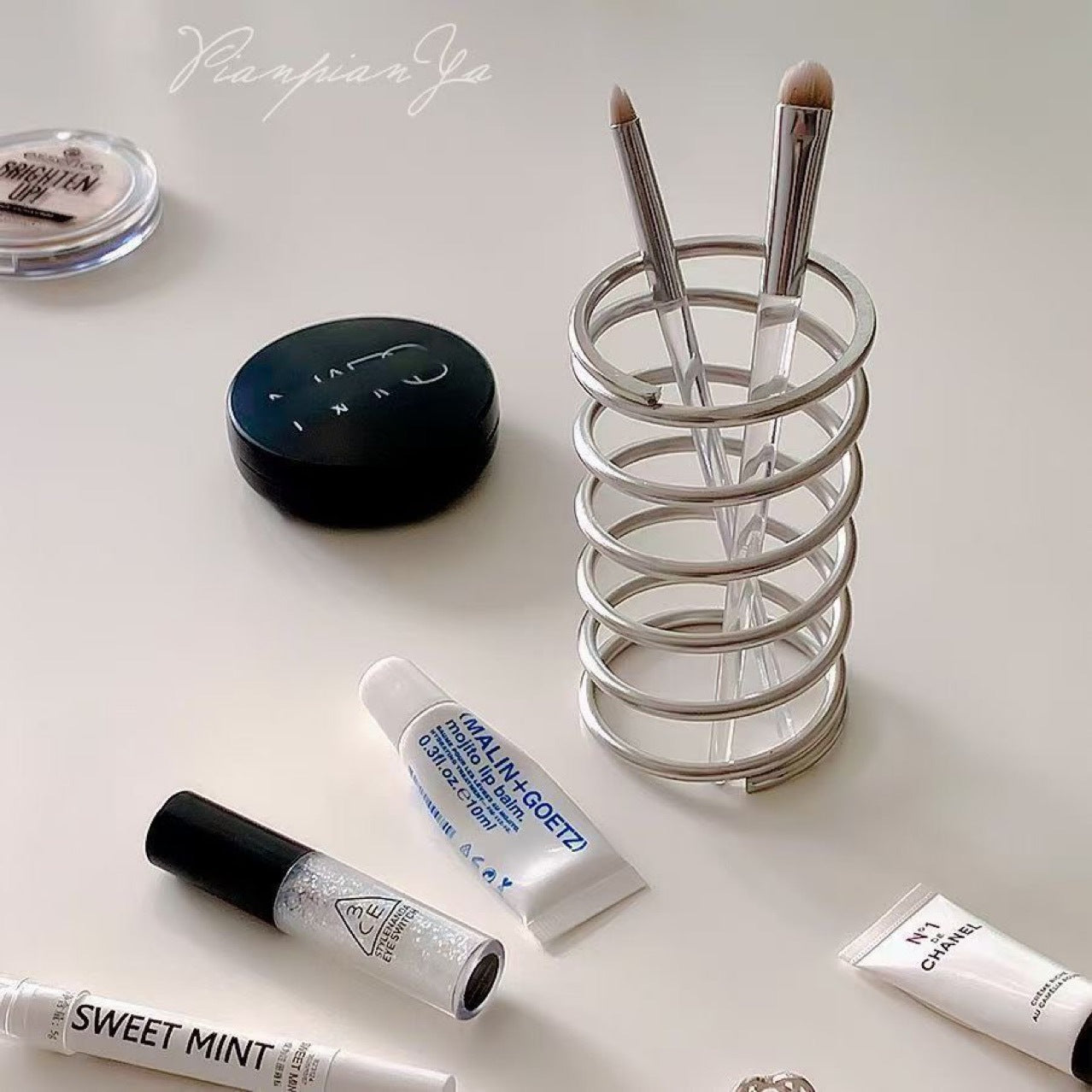 Modern Stainless Steel Bathroom Organizer Holder