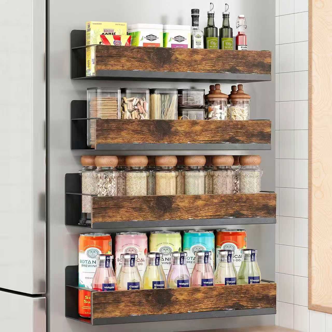 Double-Layer Under Cabinet Storage Basket | No-Drill Kitchen Organizer