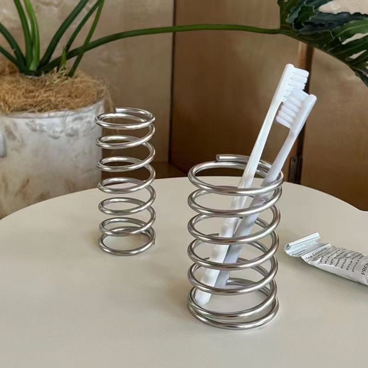 Modern Stainless Steel Bathroom Organizer Holder