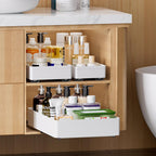 Sliding Under Sink Storage Organizer for Kitchen & Bathroom