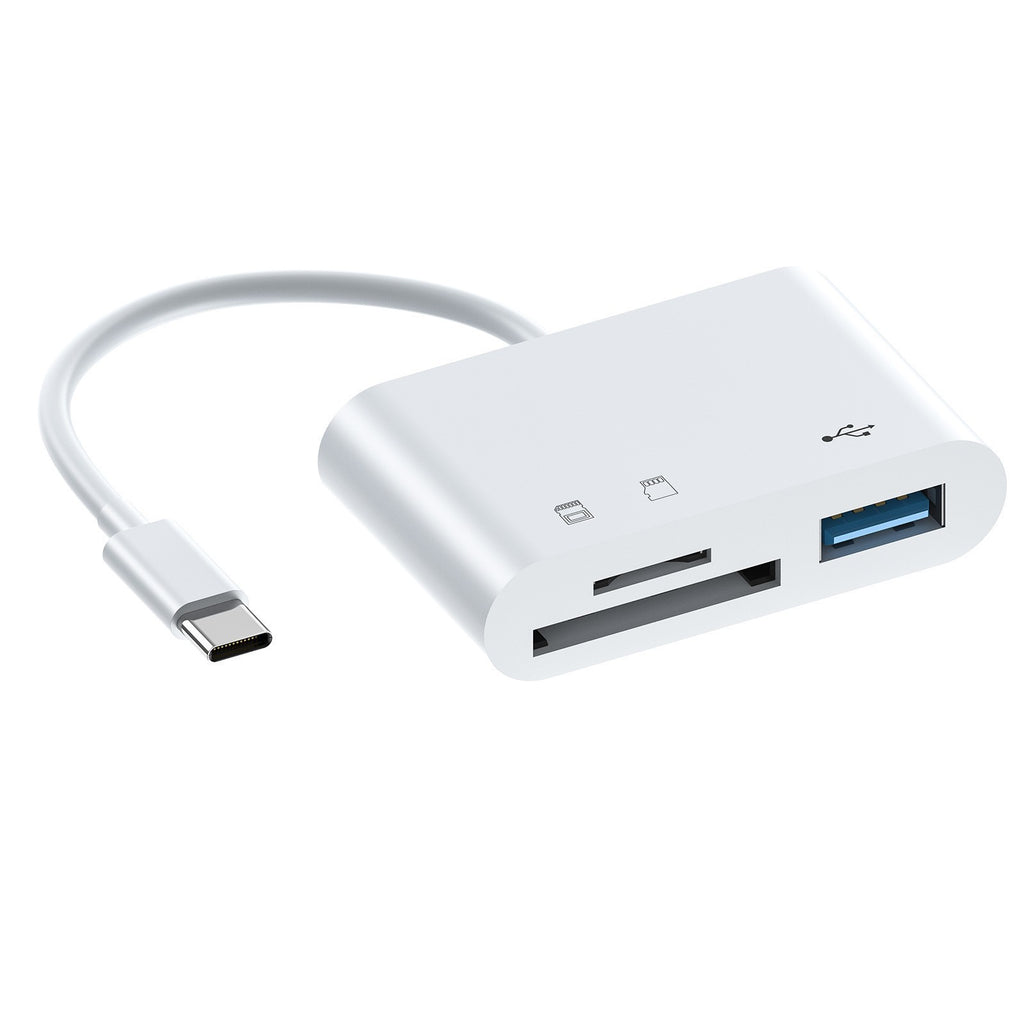 Type-C OTG SD/TF Card Reader Adapter for USB-C Phones, Tablets & Laptops