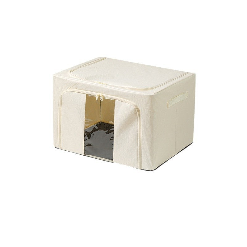 Foldable Fabric Clothes Storage Box with Clear Window