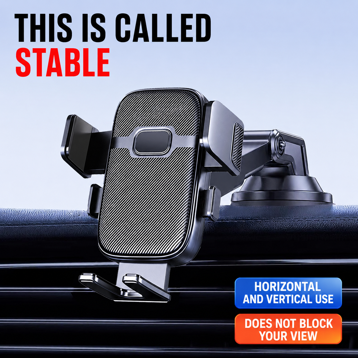 Universal Suction Cup Car Phone Mount