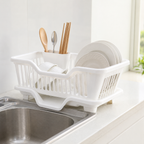 Kitchen Dish Drying Rack with Drain Tray