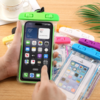 Glow Waterproof Phone Pouch with Neck Strap