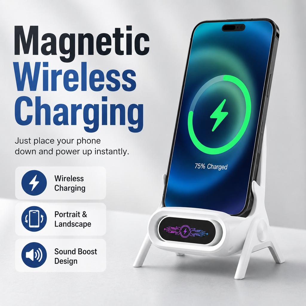 Magnetic Wireless Charging Chair Stand