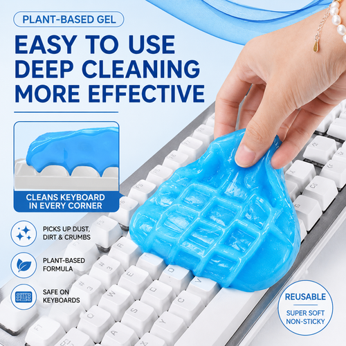 12-Piece Keyboard Cleaning Kit with Cleaning Gel